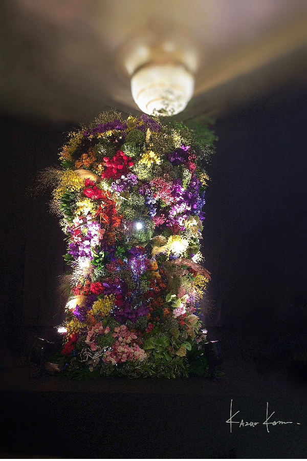 百貨店200周年記念フラワーオブジェ