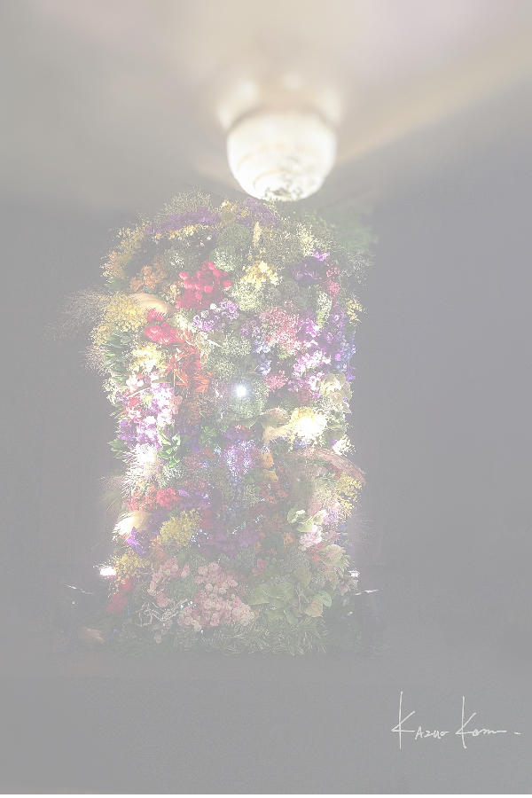 百貨店200周年記念フラワーオブジェ